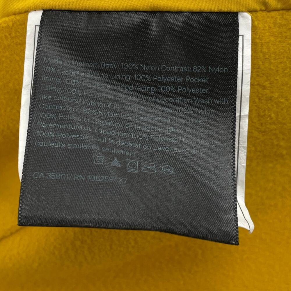 Lululemon Another Mile Jacket Honeycomb Gold Mustard Yellow Running Coat Hood 6 - Picture 14 of 14
